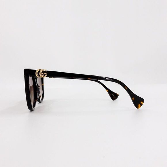 Gucci GG1071 Women's Square Sunglasses Brown - Picture 4 of 13